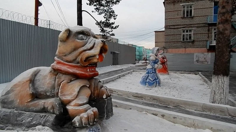 Среди фигур был и символ наступившего года &mdash; собака.<b>&nbsp;</b>Фото: ГУФСИН России по Свердловской области.