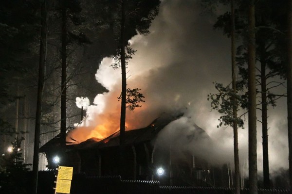 В монастыре на Ганиной яме в Свердловской области произошел пожар